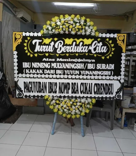 Papan Bunga Duka Kelapa Gading Mall Area