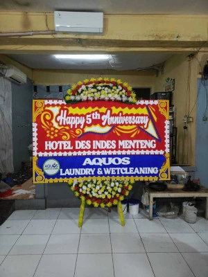 Papan Bunga di Kelapa Gading Mall Area
