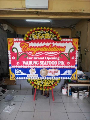 Papan Bunga di Kelapa Gading Mall Area